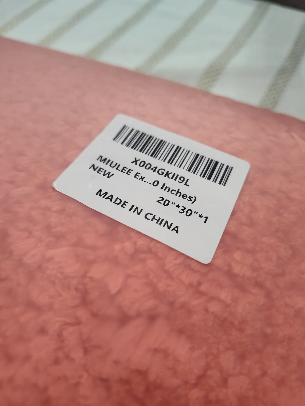 🆕 Coral Plush Bath Mat - Soft Non-Slip Bathroom Rug Miulee